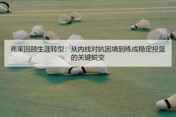 弗莱回顾生涯转型：从内线对抗困境到练成稳定投篮的关键蜕变